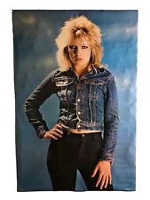 1980s Kim Wilde Original Large Vintage Band Poster 36x24 - By Pace Minerva - No. picture