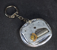 Vintage Sankyo Acrylic Lucite Music Box Keychain Plays Beethoven Fur Elise Rare picture