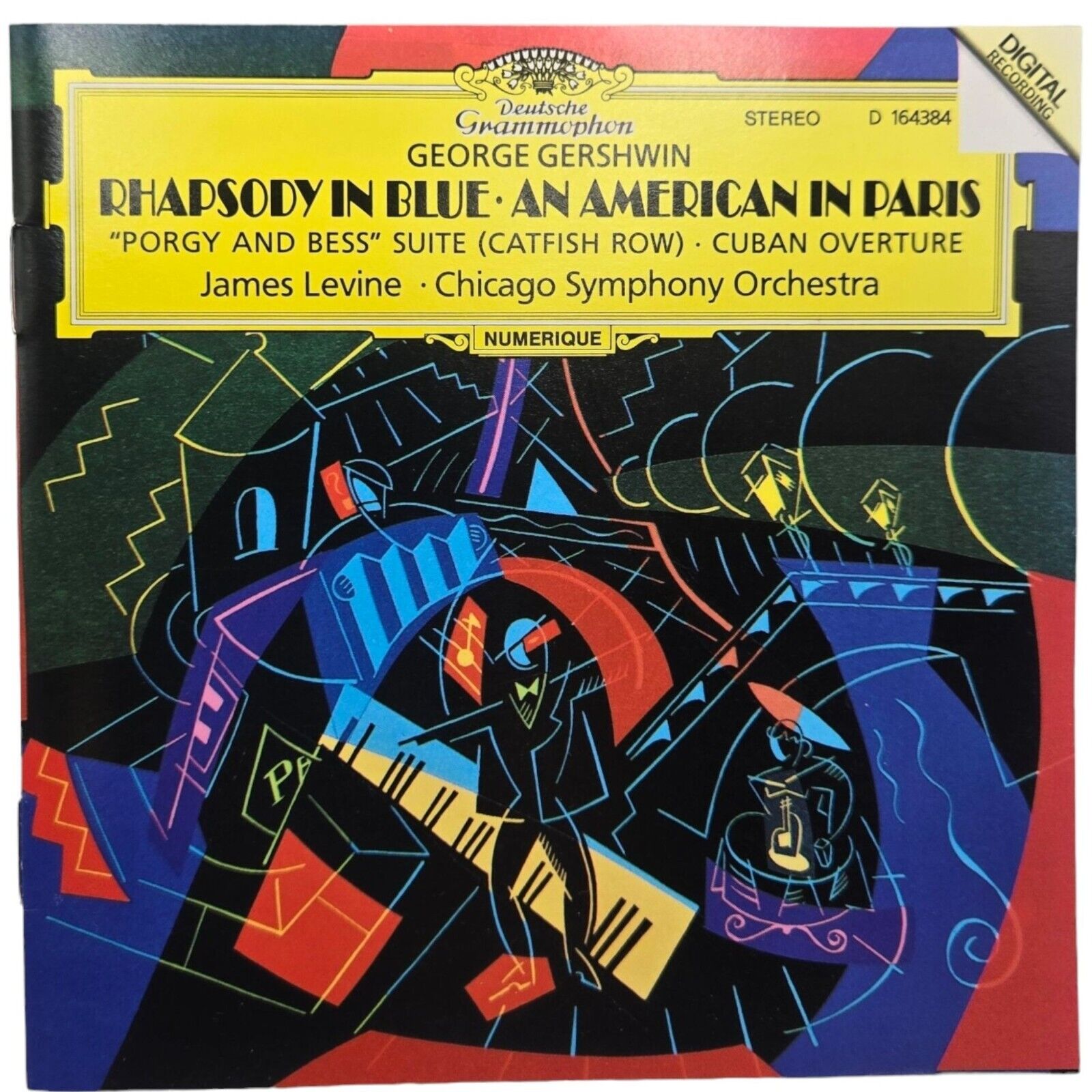 George Gershwin Rhapsody In Blue An American In Paris CD James Levine Chicago