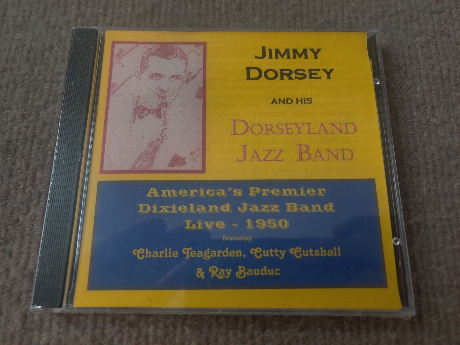 Jimmy Dorsey & His Dorseyland Jazz Band CD Live 1950 w/ Charlie Teagarden n more