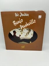Banjo Nashville, Vic Jordan, LP, 1978, Sugar Hill, 3704 picture