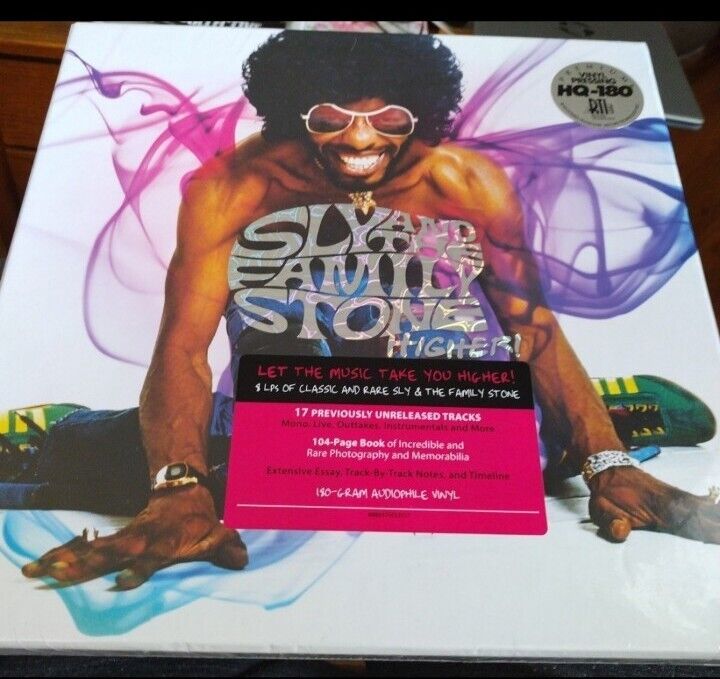 BRAND NEW/SEALED Sly & the Family Stone -Higher 8-LP HQ-180G Vinyl #2250/5000 