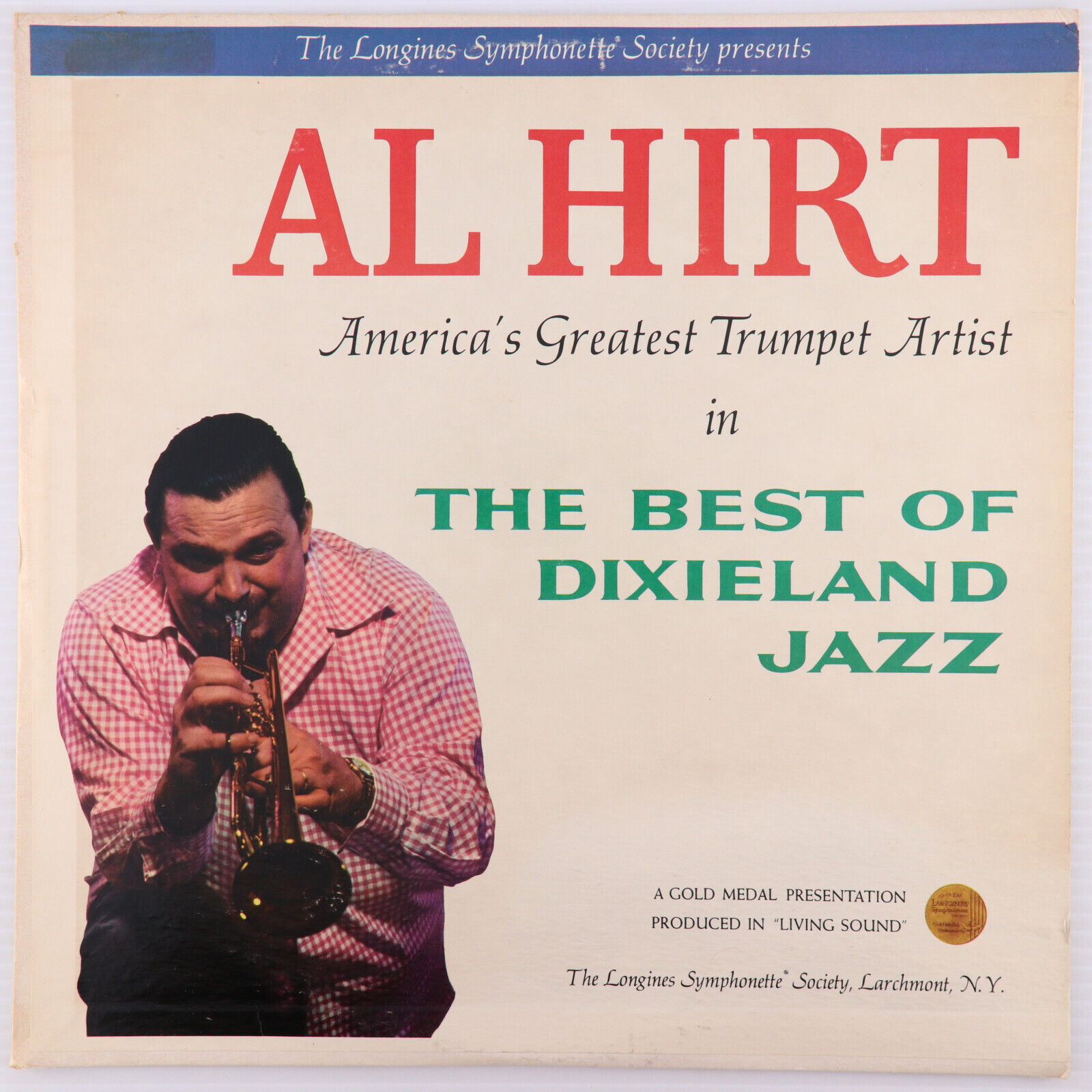 Al Hirt – The Best Of Dixieland Jazz - 1968 PROMO LP Longines Symphonette LWCP 1