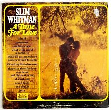 Slim Whitman A Time For Love Vinyl Record 1960s 33 12