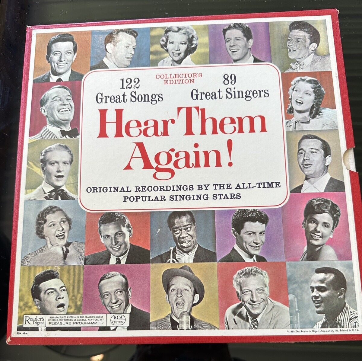 HEAR THEM AGAIN 10 LP Box 122 Great Songs 1968 50s 60s Jazz Vocal Music Albums