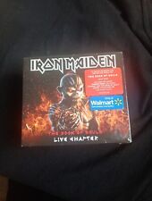 Iron Maiden The Book of Souls The Live Chapter 2 Cds + Figurine + Enamel Pin VG picture