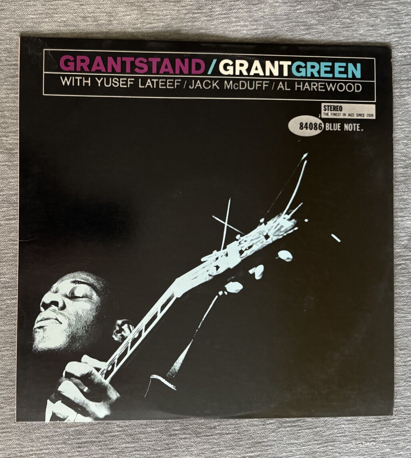 GRANT GREEN GRANTSTAND BLUE NOTE  SBT-84086 STEREO Reissue Vinyl LP VG/VG+