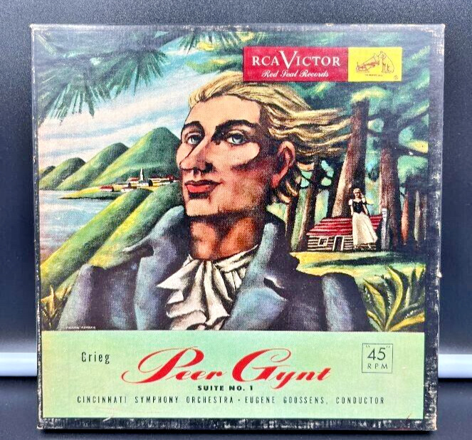 Grieg Peer Gynt Suite No 1 Cincinnati Symphony Eugene Goossend Vinyl 45 Box Set