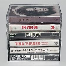Lot of 6 Cassettes Mixed Artists Lionel Richie Tina Turner Taylor Dayne En Vogue picture