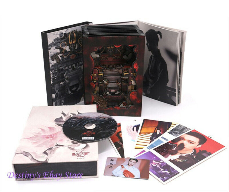 Official LAY The 4th Album Music CD LIT 莲 Photo Album Postcard Zhang YiXing 张艺兴