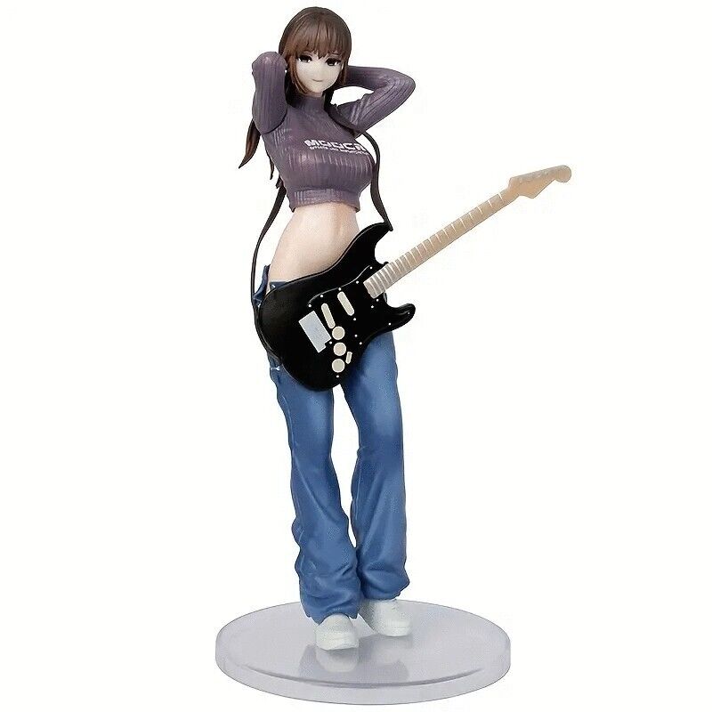 Sexy Ecchi Cute Anime Girl Guitar Sister Illustrated by hitomio16 1/7 Figurine