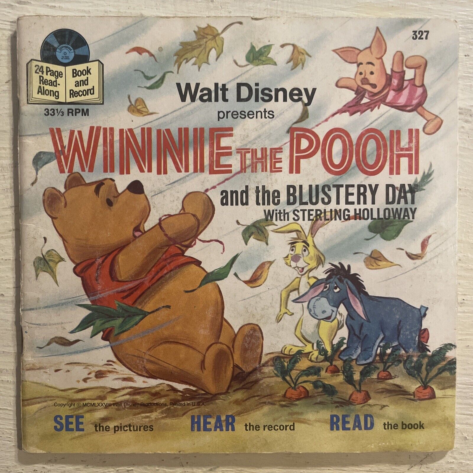 Disney Winnie The Pooh Blustery Day 24 Pg. Book 7\