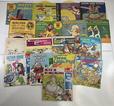 Mixed Lot of 17 Vintage GOLDEN RECORDS 78 RPM Children's Records picture