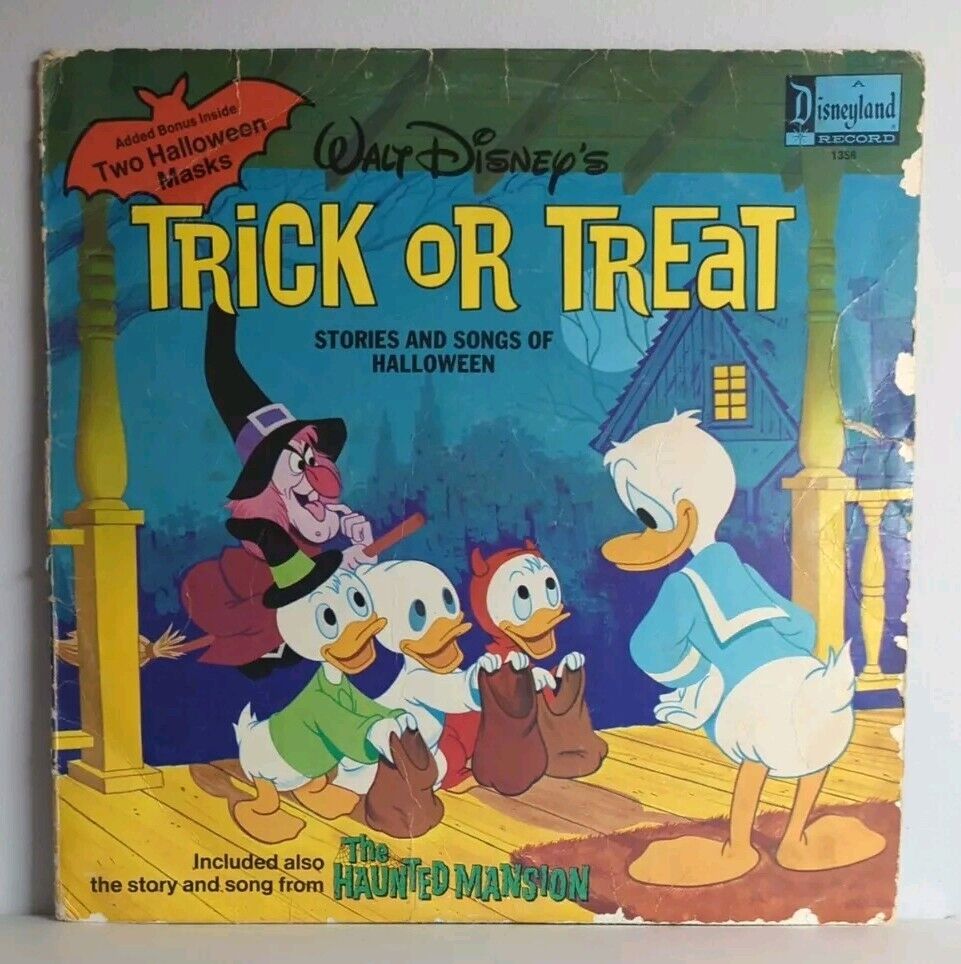 Walt Disney Trick or Treat (The Haunted Mansion) Vinyl 33 1/3-1974 Disneyland