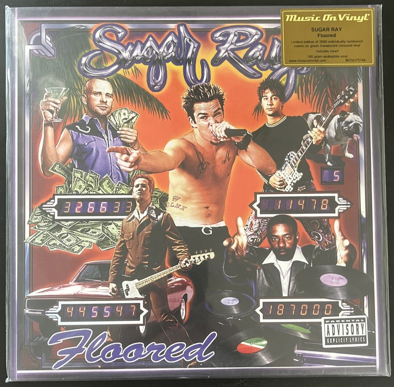 SUGAR RAY FLOORED GREEN VINYL LP LIMITED NUMBERED 180G IMPORT SEALED MINT