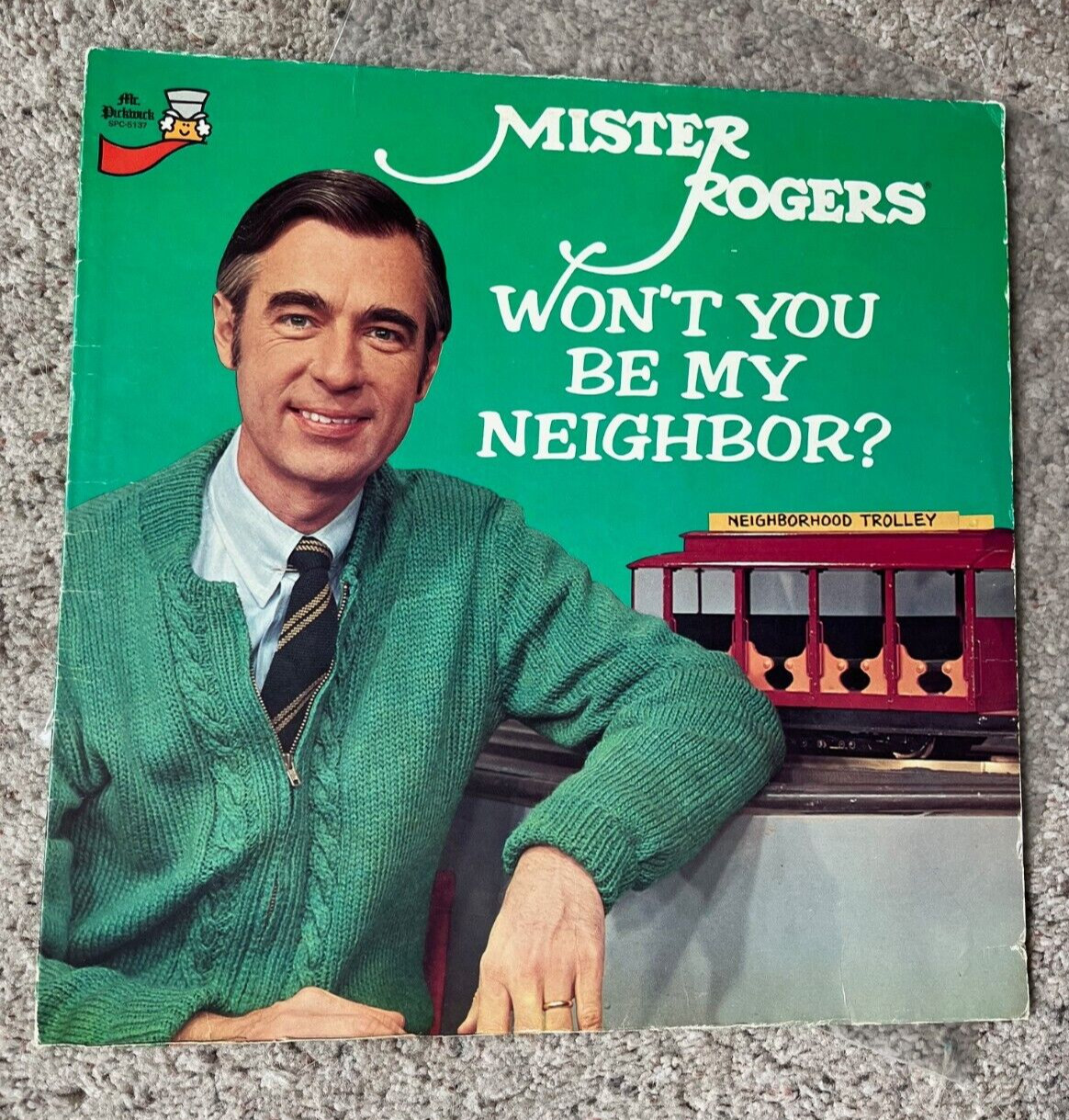 VINTAGE 1973 Fred Rogers Won\'t You Be My Neighbor LP Vinyl Record Album SPC5137