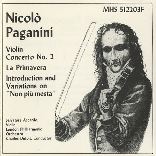 Paganini: Violin Concerto No. 2- La Primavera / Introduction and Variations ...