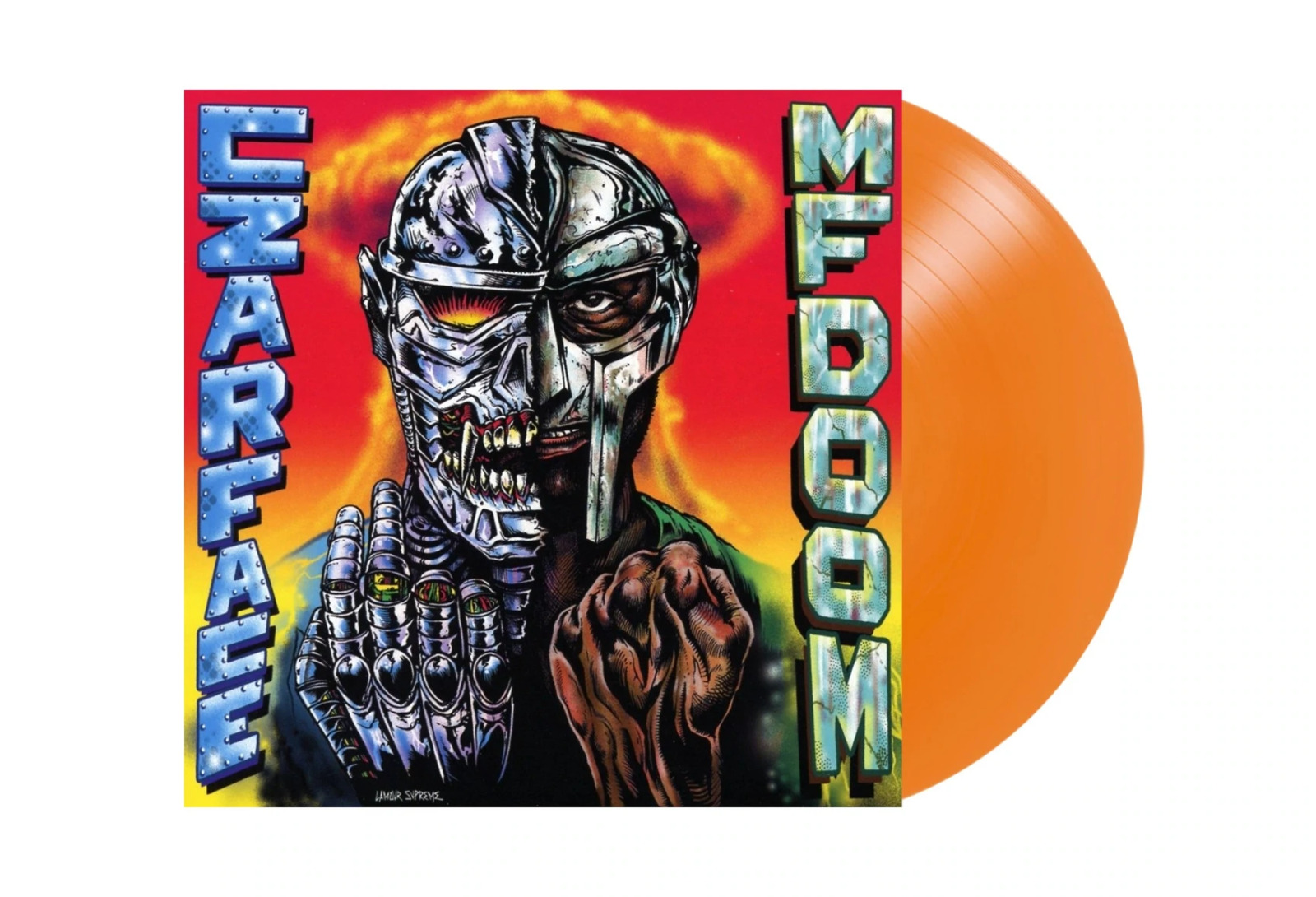 Czarface Mf Doom Meets Metal Face Exclusive Limited Edition Orange Colored Vinyl