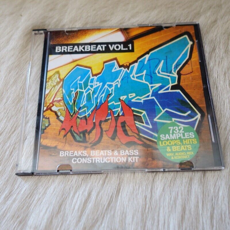 BREAKBEAT Vol 1 Vintage Breakbeat Music Vintage DJ Music Royalty Free Music CD