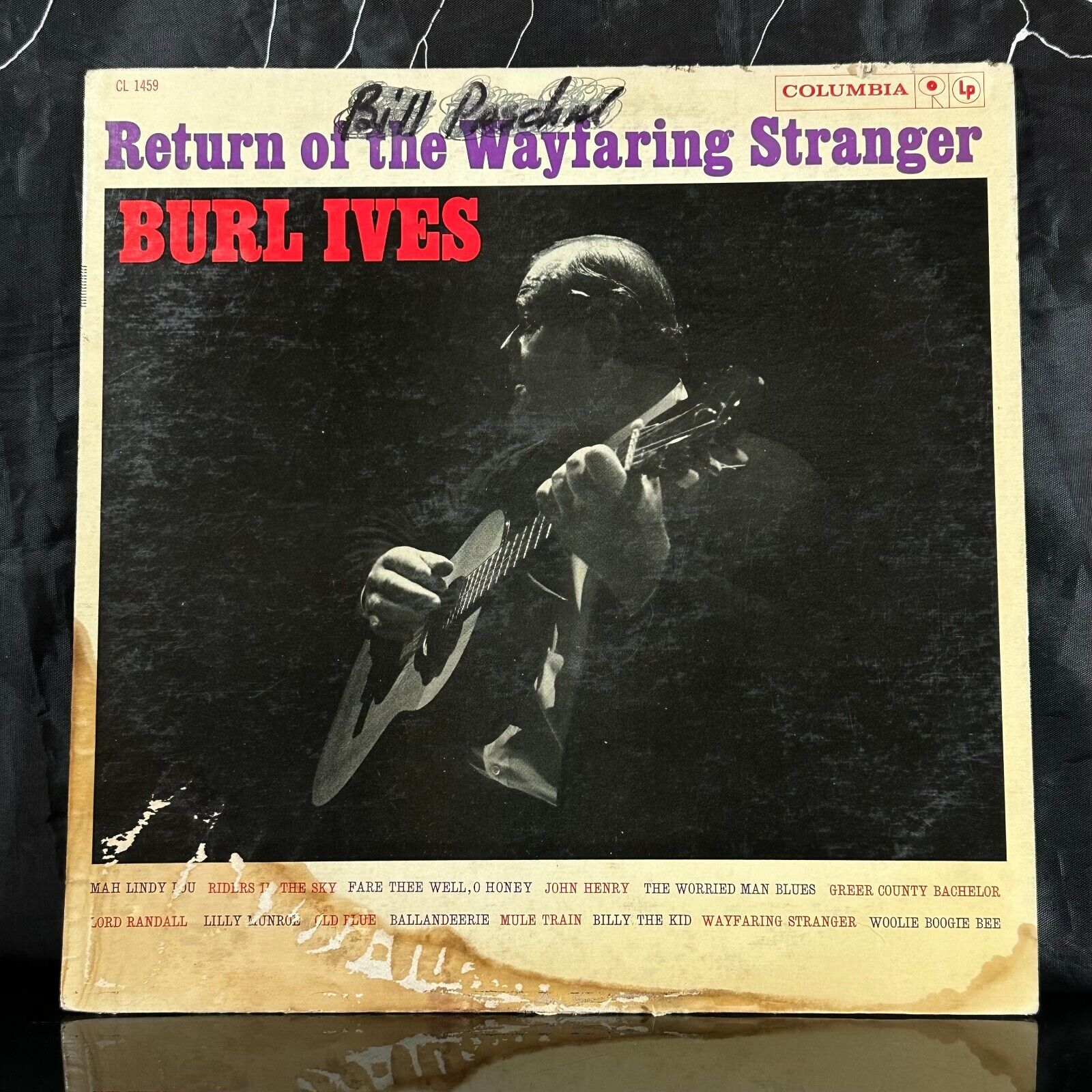 Burl Ives Mono LP 1960 Return of the Wayfaring Stranger - Columbia CL 1459