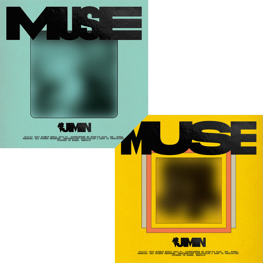 BTS JIMIN [MUSE] 2nd Solo Album CD+Book+8 Card+Photo+Coaster+Poster+Sticker+GIFT
