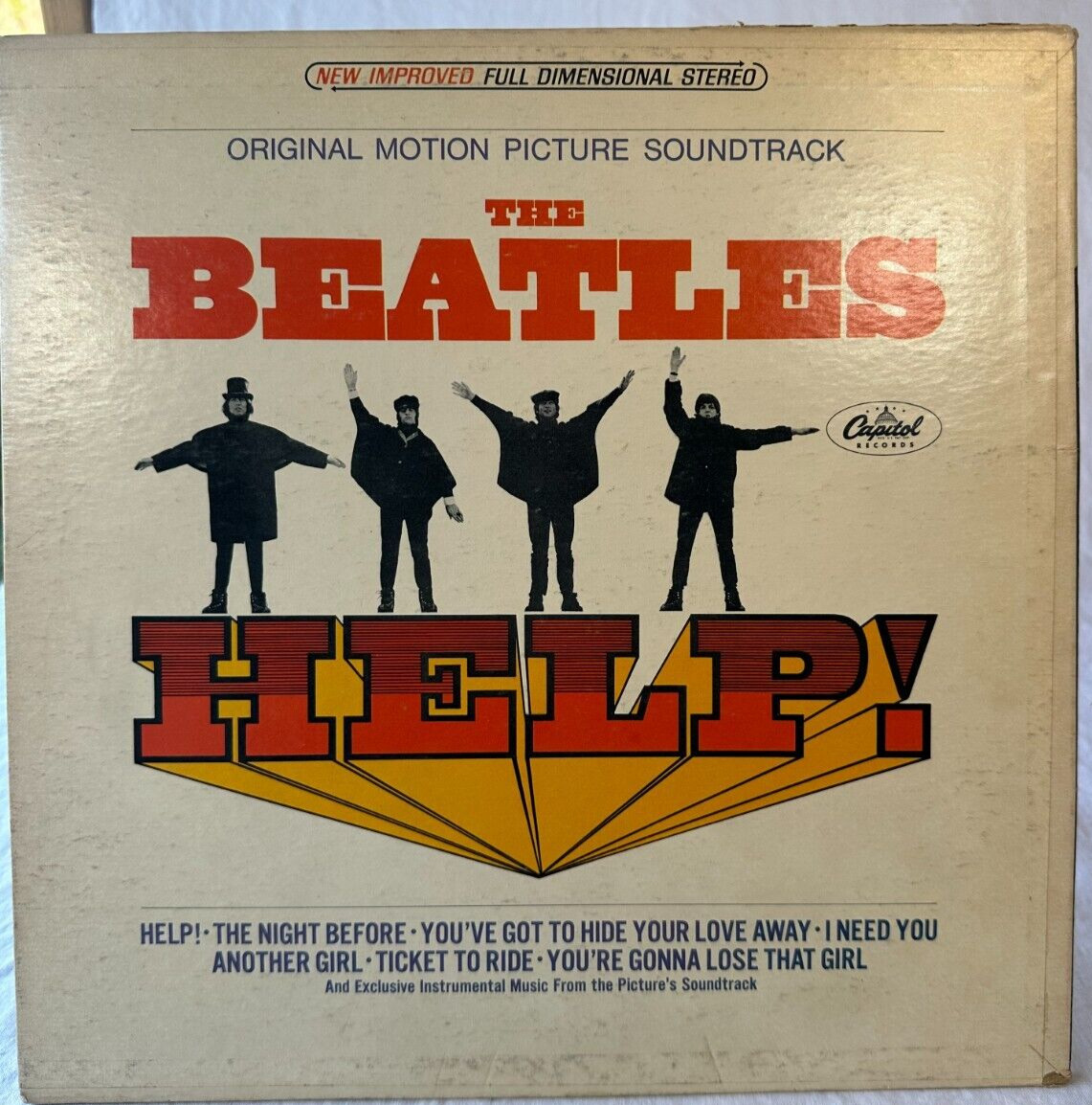 The Beatles Help Original Soundtrack Vinyl  Capitol Records SMAS-2386 (Leo 09)
