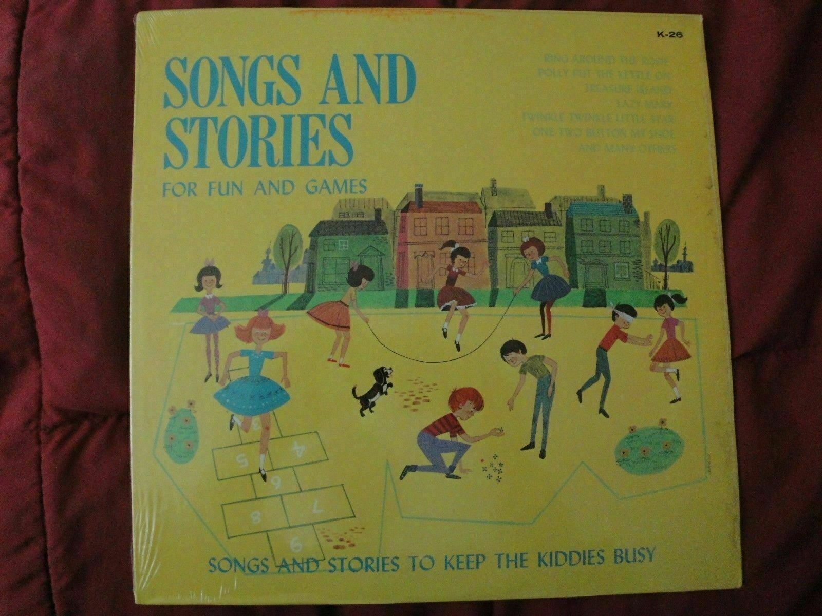 Songs and Stories for Fun and Games to Keep the Kiddies Busy NEW MINT SEALED LP