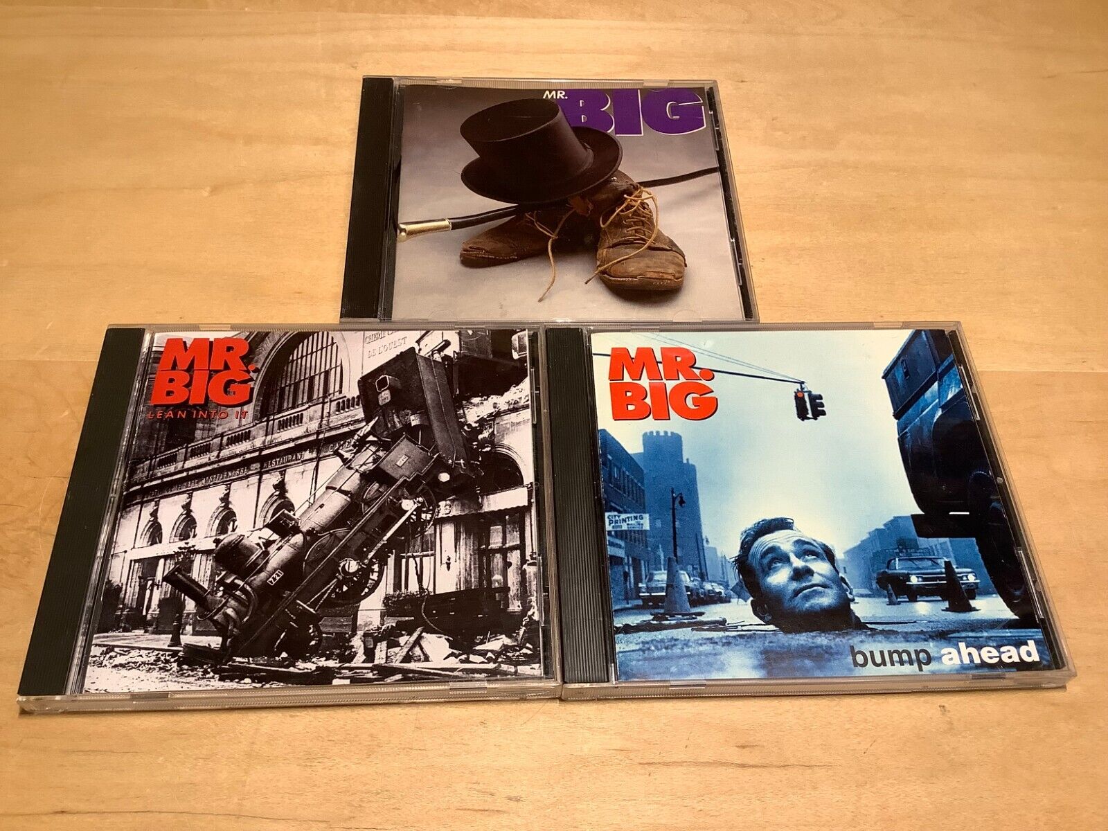 MR. BIG 3 CD Lot - Mr. Big - Lean Into It - Bump Ahead