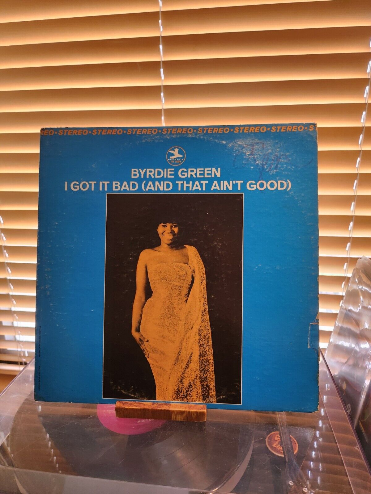 Byrdie Green, I Got It Bad (And That Ain't Good) 1967 1st Prestige, Van Gelder 
