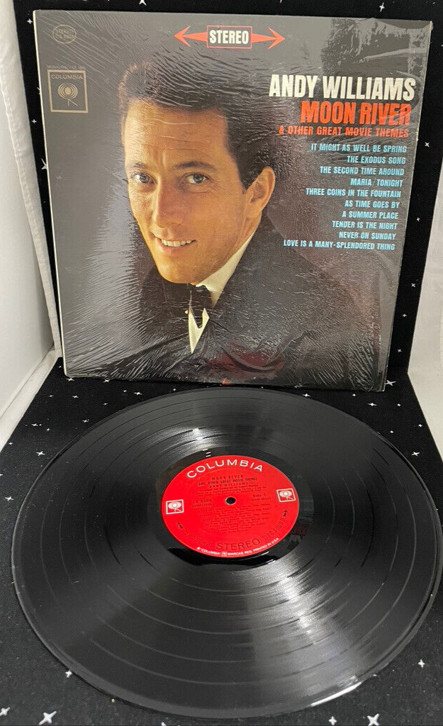 VTG Andy Williams Record Vinyl LP \'Moon River & Other Great Movie Themes\