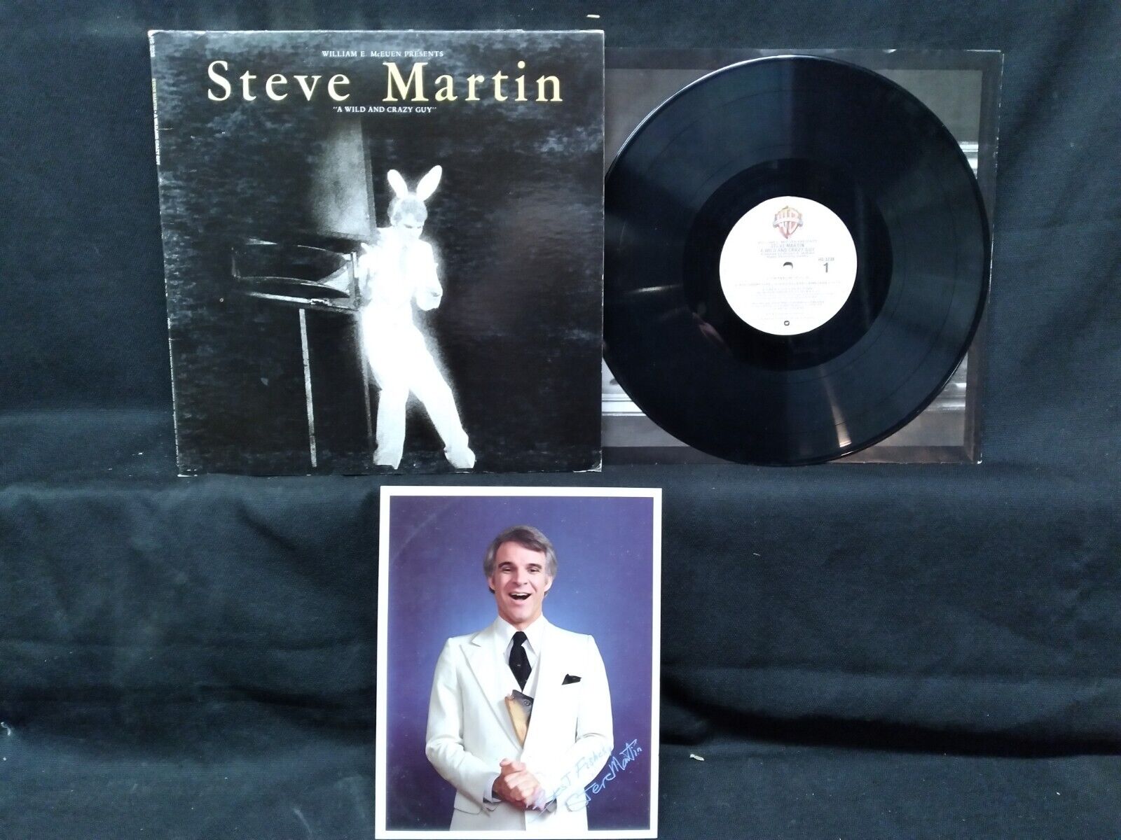 Steve Martin A Wild And Crazy Guy vinyl LP Warner Bros. Records HS 3238 + PHOTO