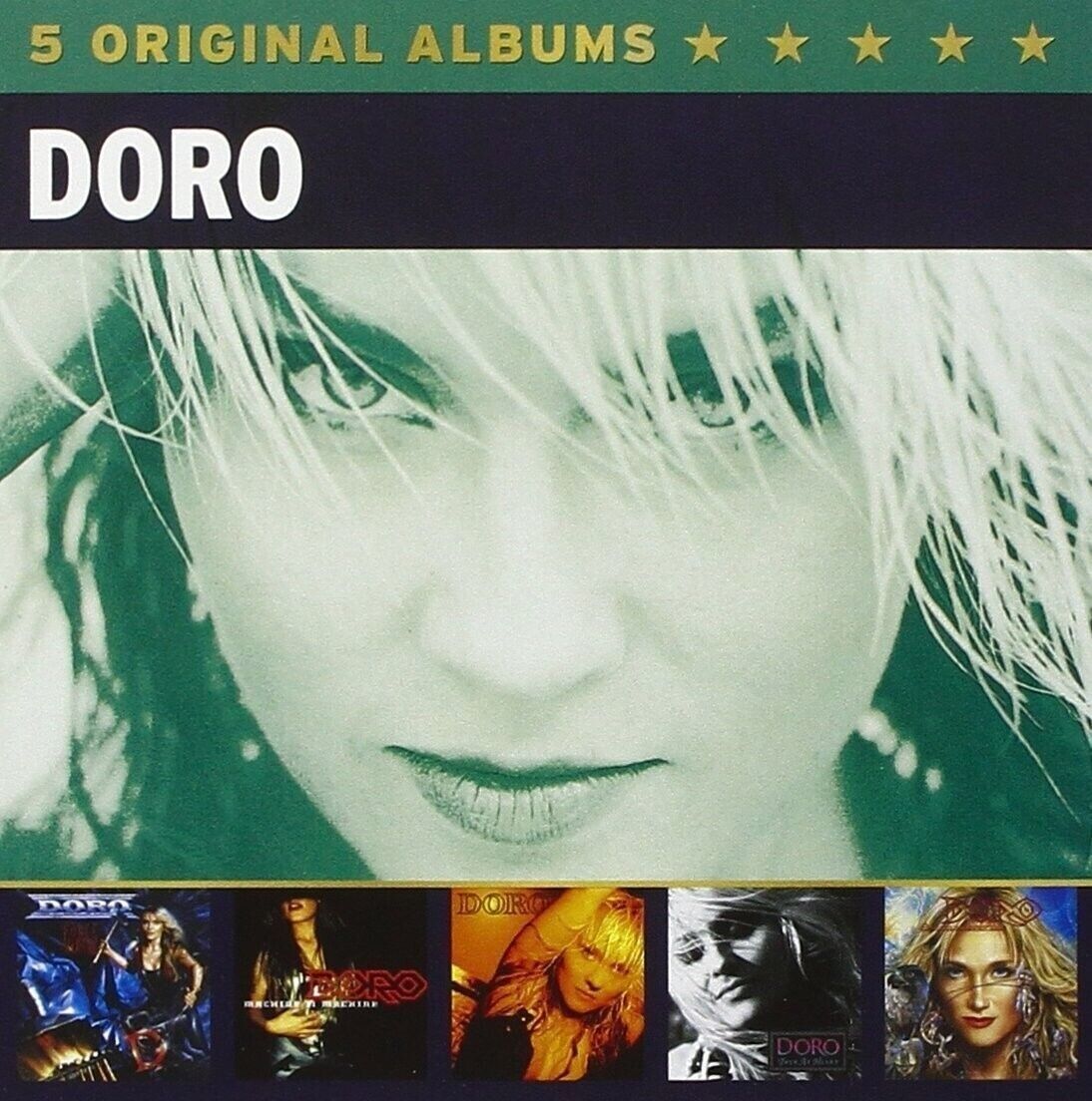 DORO 5 Original Albums 5CD NEW Force Majeure/Machine II/Doro/True Heart/Angels