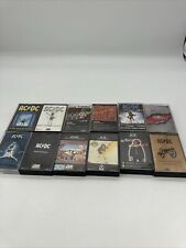 Lot of 12 AC/DC Cassette Tapes, Back in Black, High Voltage, AND MUCH MORE picture