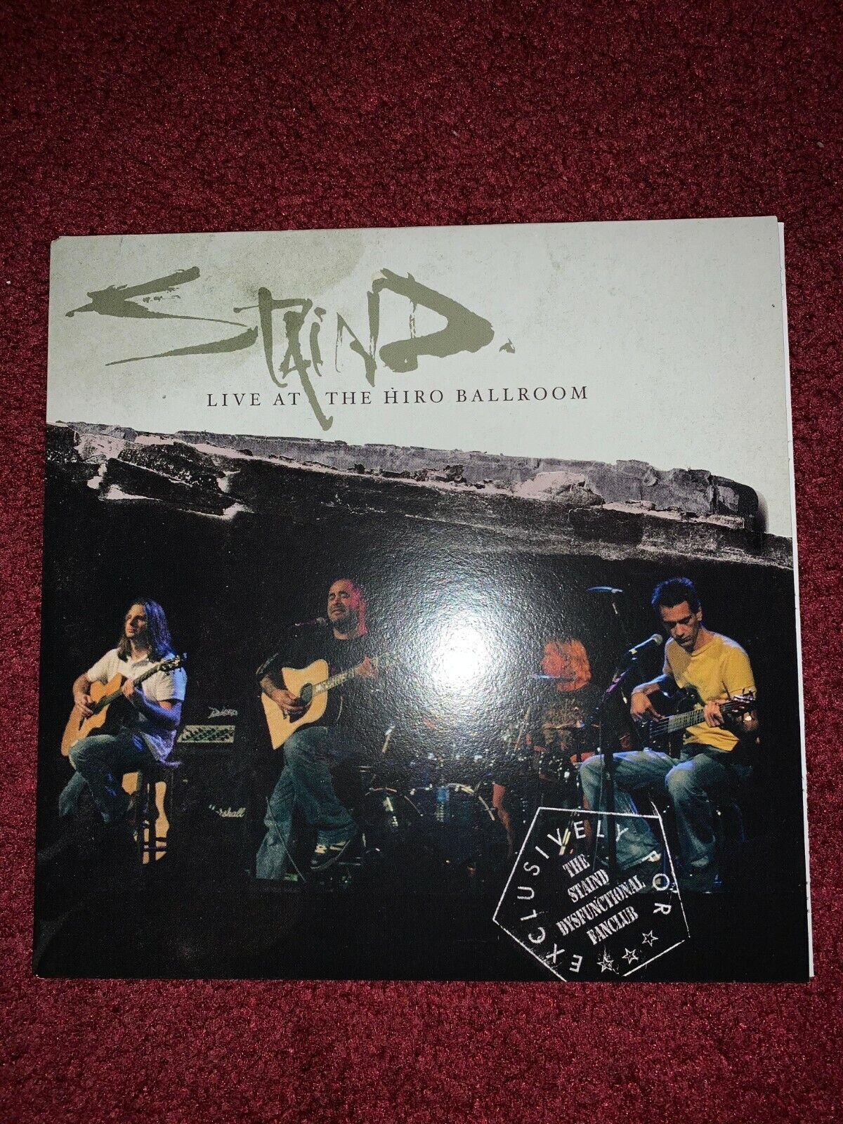 RARE Staind Live The Hiro Ballroom Outside Aaron Lewis Acoustic 45 7\