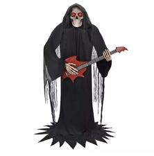 Haunted Living 6’ Animatronics Reaper with Guitar Halloween Prop Bluetooth NEW picture