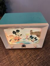 Vintage Mickey Mouse Night  light music box picture