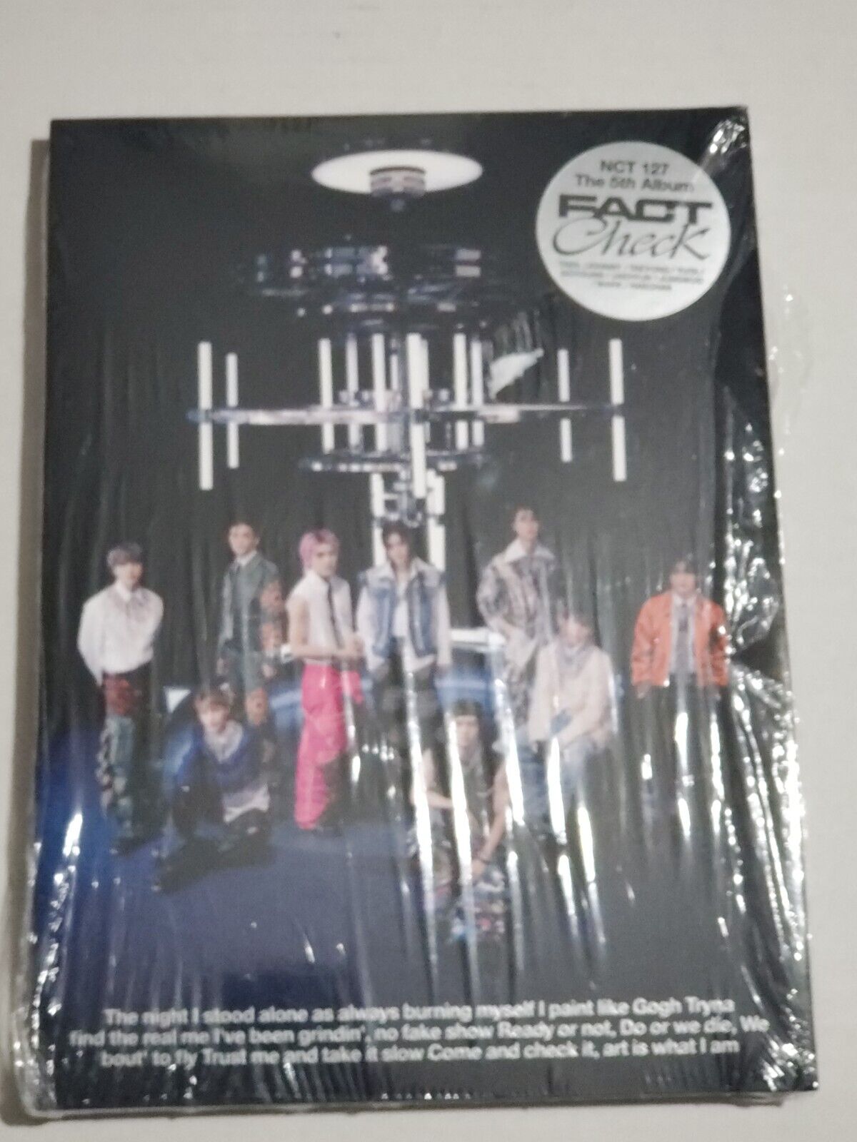 NCT 127 5TH ALBUM 'FACT CHECK' [CHANDELIER VER.] [PHOTOBOOK] CD K Pop OPEN BOX
