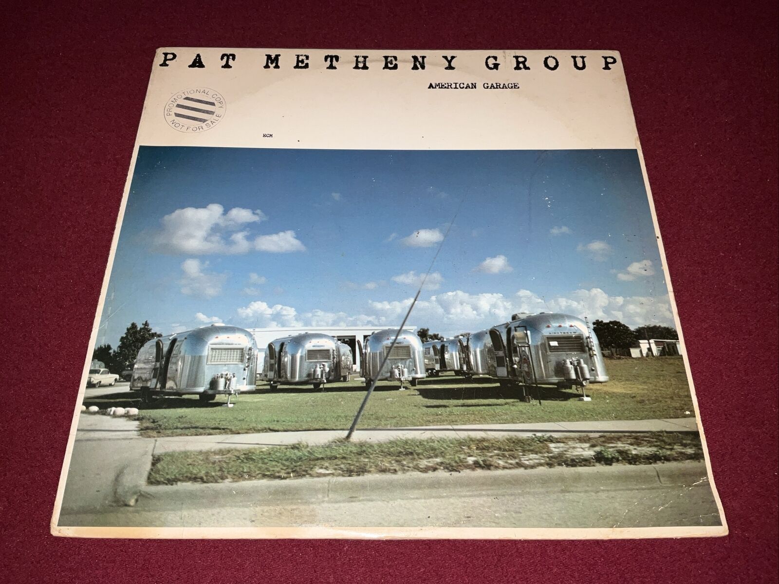 Pat Metheny Group American Garage Vinyl LP ECM-1-1155 Ultrasonic Cleaned Promo