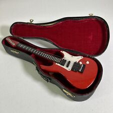 Miniature Guitar Model In Case Wood 10 Inches- Fast Shipping picture