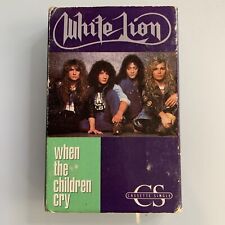 White Lion When The Children Cry (Cassette) Single picture
