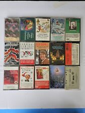 Vintage Christmas Cassette Tape Lot picture