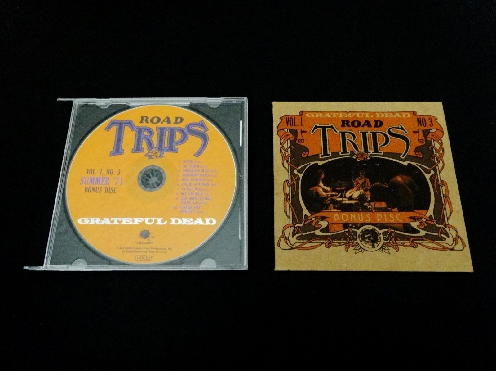 Grateful Dead Road Trips Vol. 1 No. 3 Bonus Disc CD Summer \'71 1971 CA Yale 1-CD