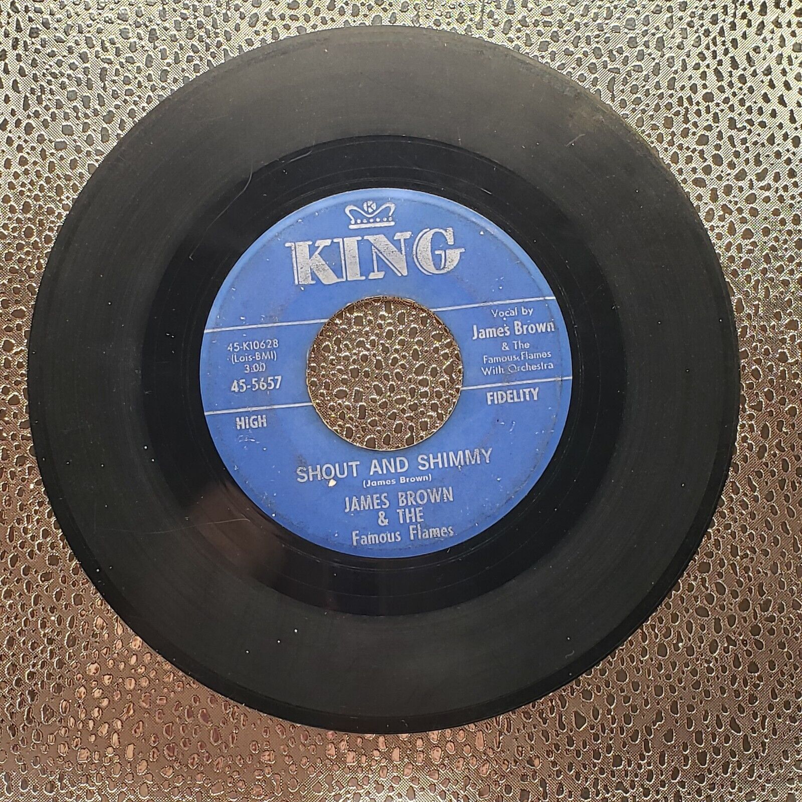 James Brown - Come Over Here; Shout And Shimmy - 45-5657 Vinyl Record 45 RPM