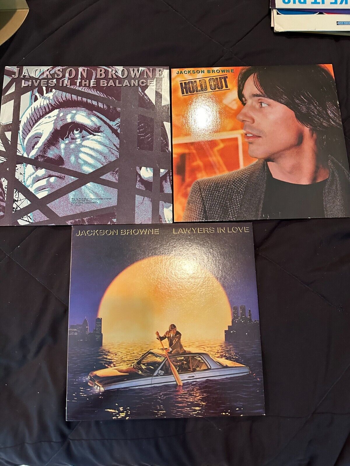 JACKSON BROWNE Collection of 3 LPs
