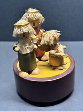 Vintage Wooden Angels Music Box  picture
