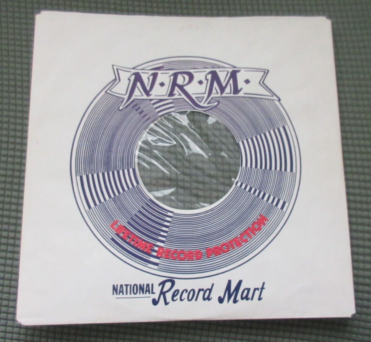 Rare Relic ~ Vintage NRM ~ National Record Mart ~ Branded Vinyl LP Inner Sleeve