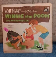 Vintage Walt Disney Winnie The Pooh And The Honey Tree Vinyl Album Record LP 60s picture