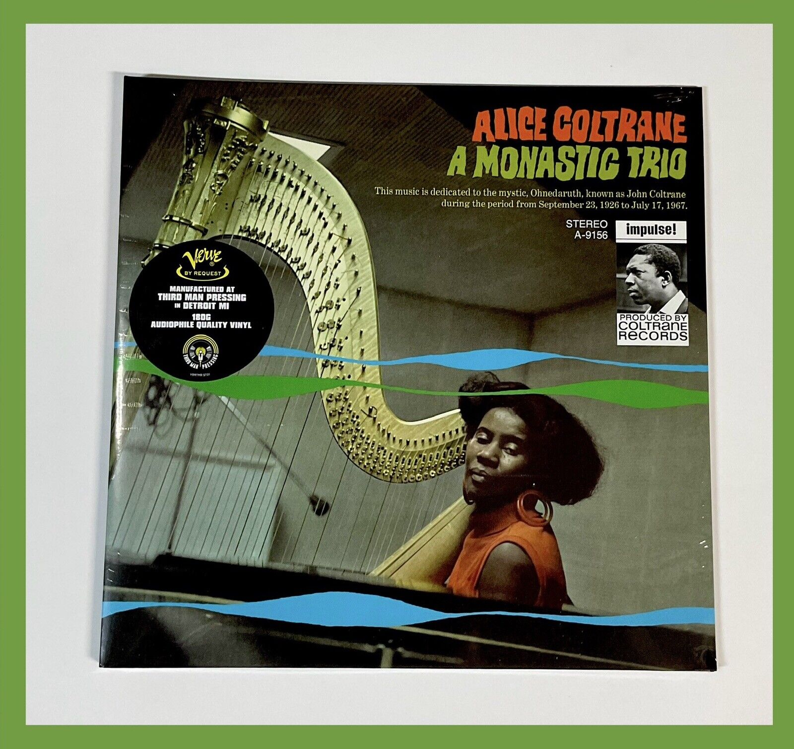 Alice Coltrane - A Monastic Trio LP On Vinyl Soul - Jazz Pharoah Sanders