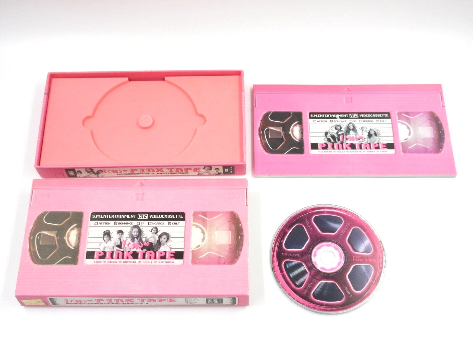f(x) Pink Tape Korean Idol Group Second 2nd CD Album Korea SM Entertainment