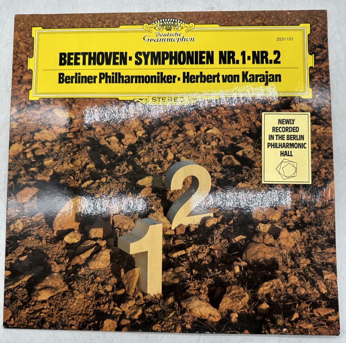 Beethoven Herbert von Karajan Symphonien Nr. 1 - Nr. 2 Deutsche Grammophon NM